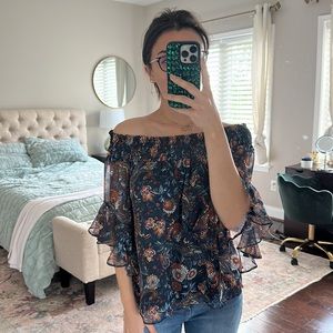 1 state off the shoulder top